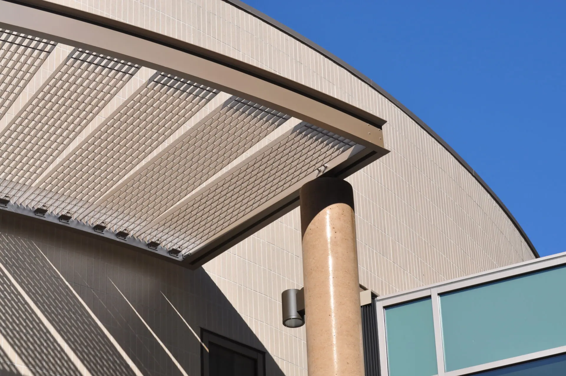 Aluminum Aria grating by Coda Architectural