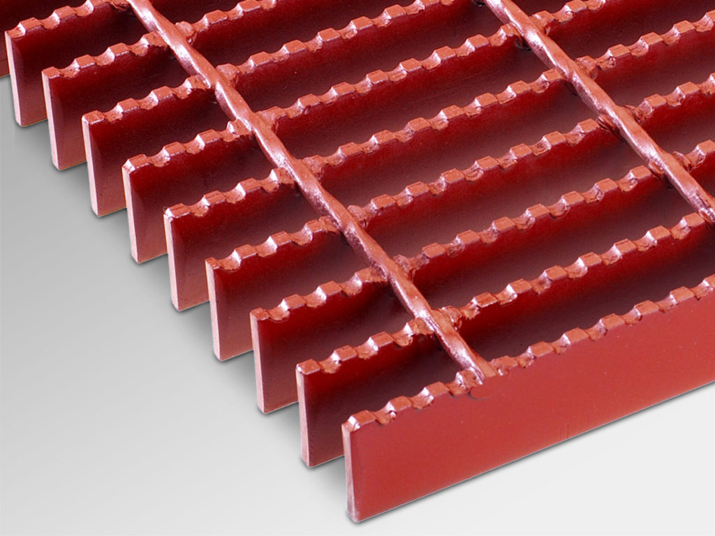 HEAVY DUTY BAR GRATING SERRATED SURFACE